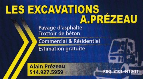 Les Excavations A.Prézeau